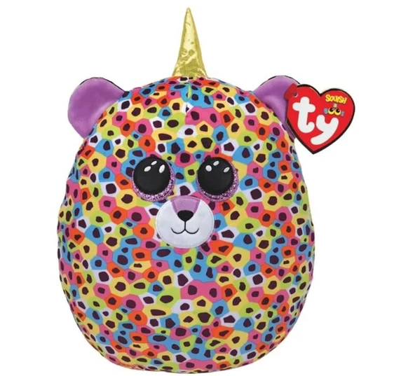 PARAPLY Ty Squishy Beanies Yastık Renkli Leopar Giselle 26cm Kız Erkek Çocuk Oyuncak Eğitici Oyuncaklar ürün görseli 1