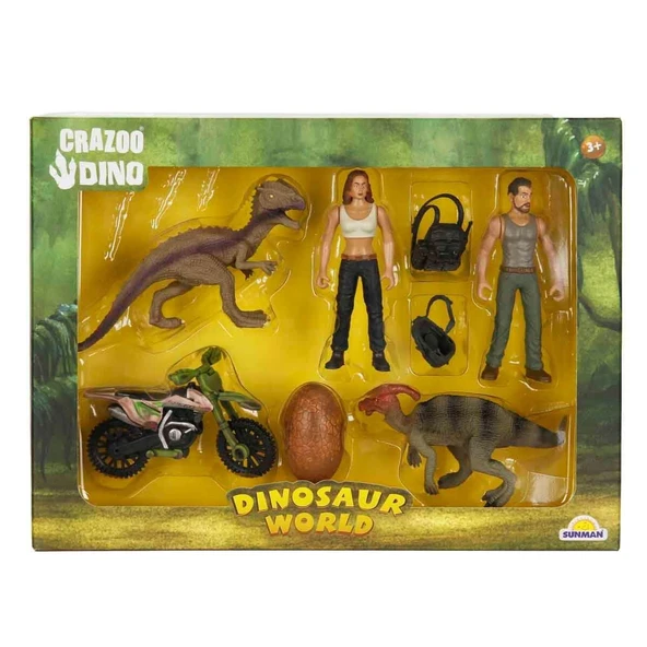PARAPLY 43111 Crazoo Dinozor Figürlü Oyun Seti - 1adet Stokta Olan Gönderilir Kız Erkek Çocuk Oyuncak Eğitic ürün görseli 1