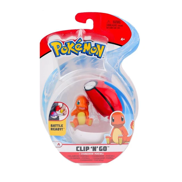 PARAPLY POK PKW0145 Pokemon Clip N Go Charmander Kız Erkek Çocuk Oyuncak Eğitici Oyuncaklar ürün görseli 1