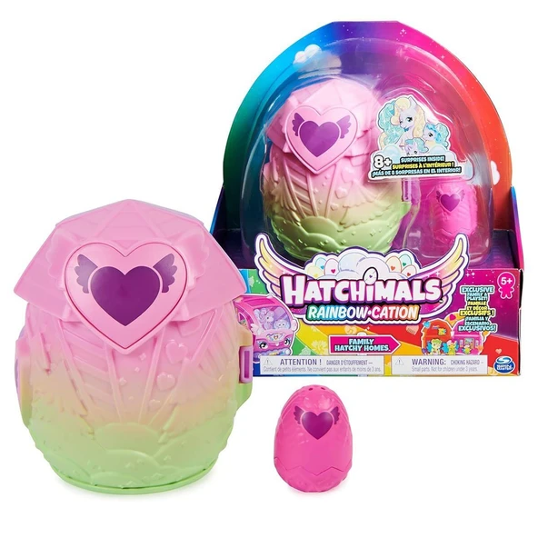 PARAPLY 64442 Hatchimals Hatchy Homes Kız Erkek Çocuk Oyuncak Eğitici Oyuncaklar ürün görseli 1