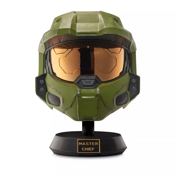 PARAPLY Halo Gerçekçi Master Chief Miğferi ve Sergi Standı Kız Erkek Çocuk Oyuncak Eğitici Oyuncaklar ürün görseli 1