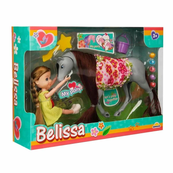 PARAPLY 2981 Belissa’nın Süslü Atı 15cm Kız Erkek Çocuk Oyuncak Eğitici Oyuncaklar ürün görseli 1