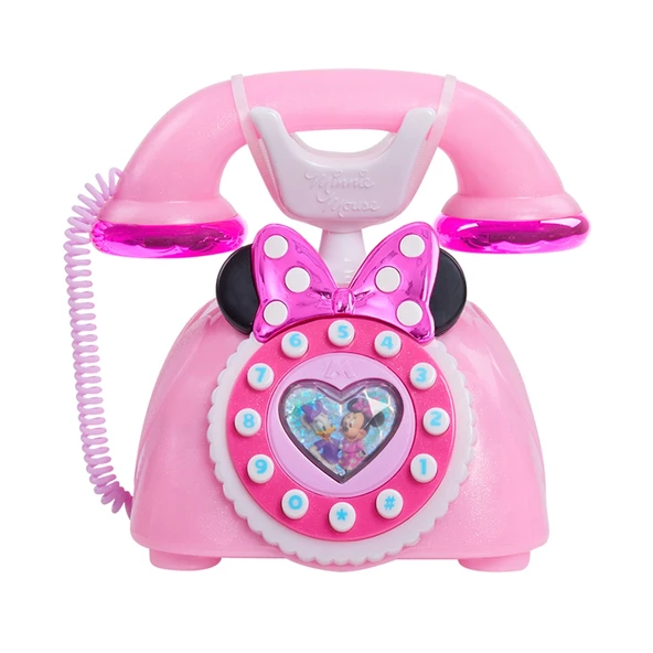 PARAPLY Minnie Sesli Telefon Kız Erkek Çocuk Oyuncak Eğitici Oyuncaklar ürün görseli 1
