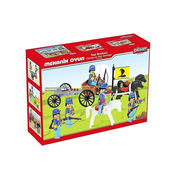 PARAPLY 04 004 Mini Mekanik Seri 4 Top Arabası -Pilsan Oyuncak Kız Erkek Çocuk Oyuncak Eğitici Oyuncaklar ürün görseli 1