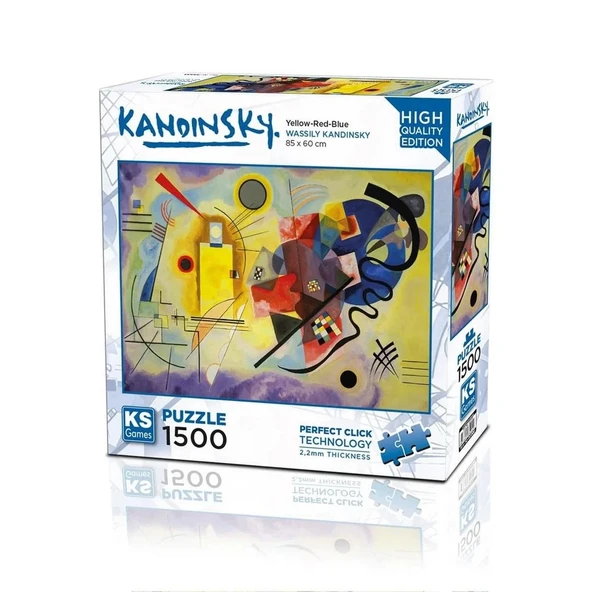 PARAPLY Ks Games Yellow Red Blue Puzzle 1500 Parça 22033 Kız Erkek Çocuk Oyuncak Eğitici Oyuncaklar ürün görseli 1