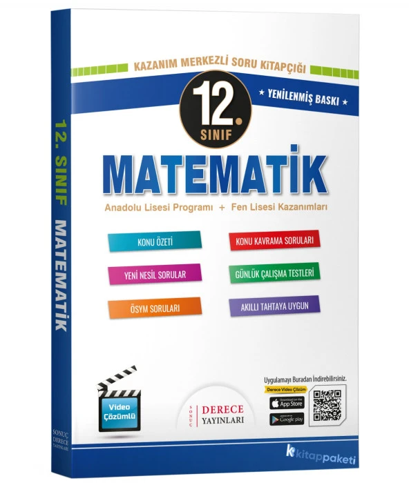 Sonuç Derece Yayınları 12. Sınıf Matematik Modüler Set ürün görseli 1