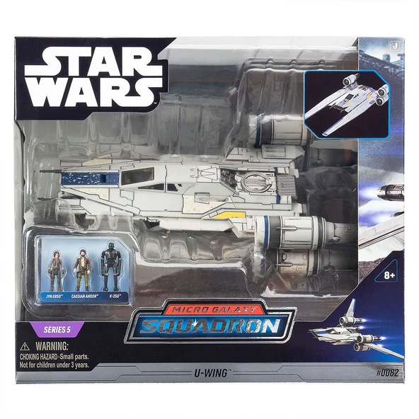 PARAPLY SW J0265 Star Wars U-Wing Araç ve Mikro Figür Set Kız Erkek Çocuk Oyuncak Eğitici Oyuncaklar ürün görseli 1
