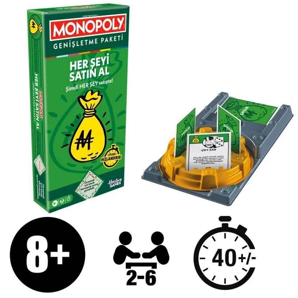 PARAPLY Monopoly Her Şeyi Al Genişletme Paketi Kız Erkek Çocuk Oyuncak Eğitici Oyuncaklar ürün görseli 1