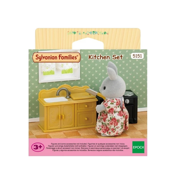 PARAPLY Sylvanian Families Mutfak Seti 5151 Kız Erkek Çocuk Oyuncak Eğitici Oyuncaklar ürün görseli 1