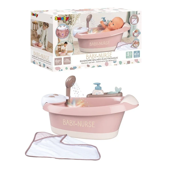 PARAPLY 7600220368 Baby Nurse Sesli ve Işıklı Balneo Banyo Seti -Simba Kız Erkek Çocuk Oyuncak Eğitici Oyunc ürün görseli 1