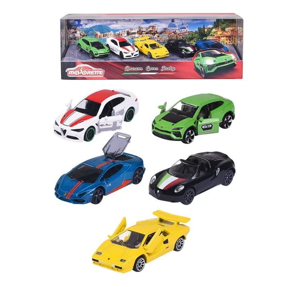 PARAPLY 212053178 Majorette Dream Italy Araba 5 Parça Kız Erkek Çocuk Oyuncak Eğitici Oyuncaklar ürün görseli 1