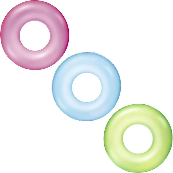 PARAPLY Bestway Buzlu Neon Simit 76cm 36024 Kız Erkek Çocuk Oyuncak Eğitici Oyuncaklar ürün görseli 1