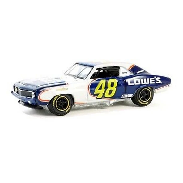 PARAPLY Greenlight 1/64 1969 Chevrolet Camaro - Jimmie Johnson Kız Erkek Çocuk Oyuncak Eğitici Oyuncaklar ürün görseli 1