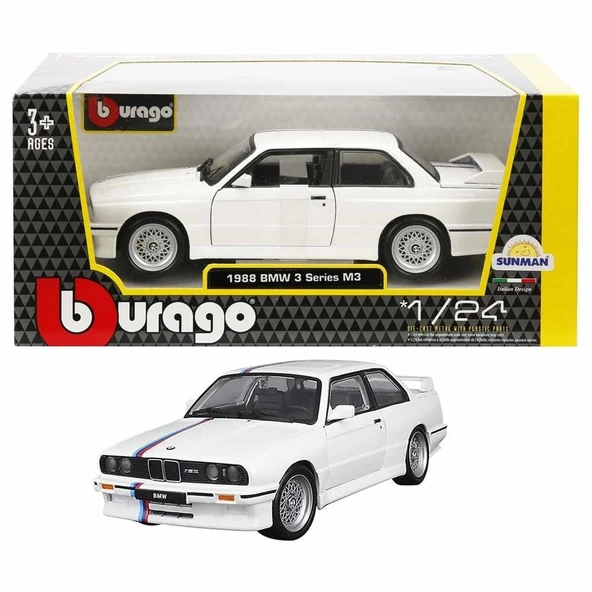 PARAPLY S00021100 1/24 BMW M3 1988 (E30) -SUN Kız Erkek Çocuk Oyuncak Eğitici Oyuncaklar ürün görseli 1