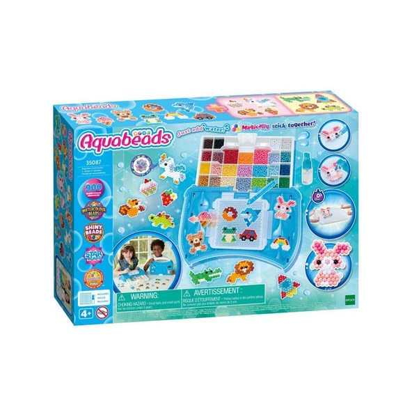 PARAPLY 35087 AquaBeads Çantalı Başlangıç Stüdyosu 900 parça +4 yaş Kız Erkek Çocuk Oyuncak Eğitici Oyuncakl ürün görseli 1