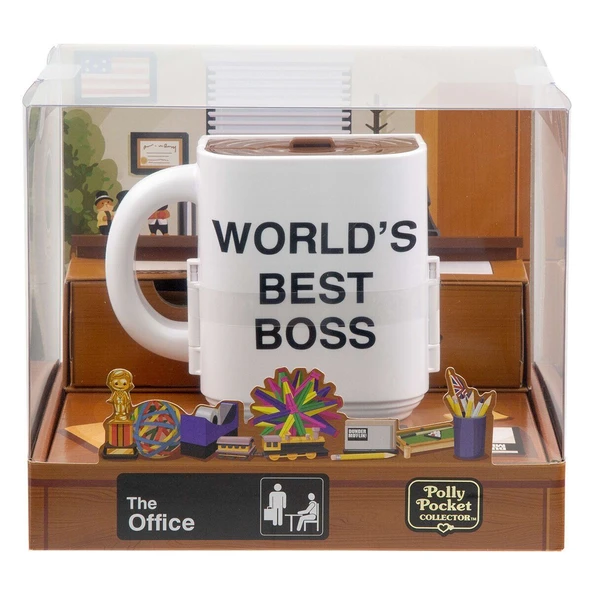 PARAPLY JCC19 Polly Pocket The Office Tv Dizisi Mikro Oyun Seti Kız Erkek Çocuk Oyuncak Eğitici Oyuncaklar ürün görseli 1