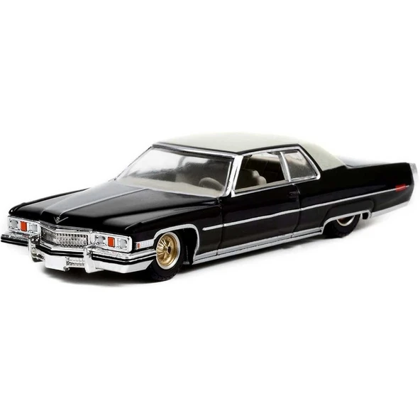 PARAPLY Greenlight 1/64 California Lowriders Series 1 1973 Cadillac Coupe deVille Kız Erkek Çocuk Oyuncak Eğ ürün görseli 1