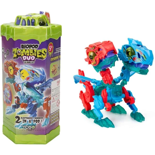PARAPLY SIL 88694 Sesli ve Işıklı Biopod Zombies Inmotion İkili Dinozor Robot Kız Erkek Çocuk Oyuncak Eğitic ürün görseli 1