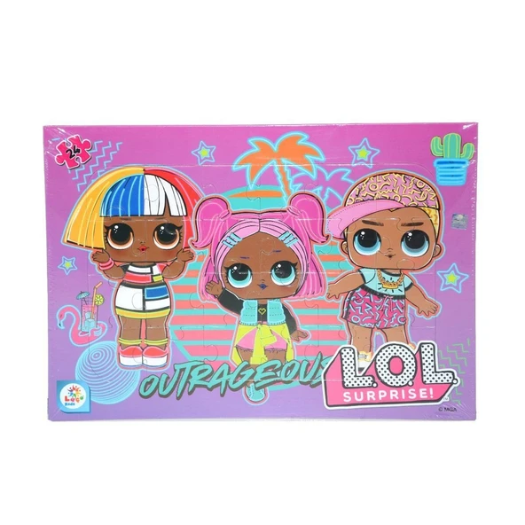 PARAPLY LOL7595 LOL 24 PCS FARME PUZZLE Kız Erkek Çocuk Oyuncak Eğitici Oyuncaklar ürün görseli 1
