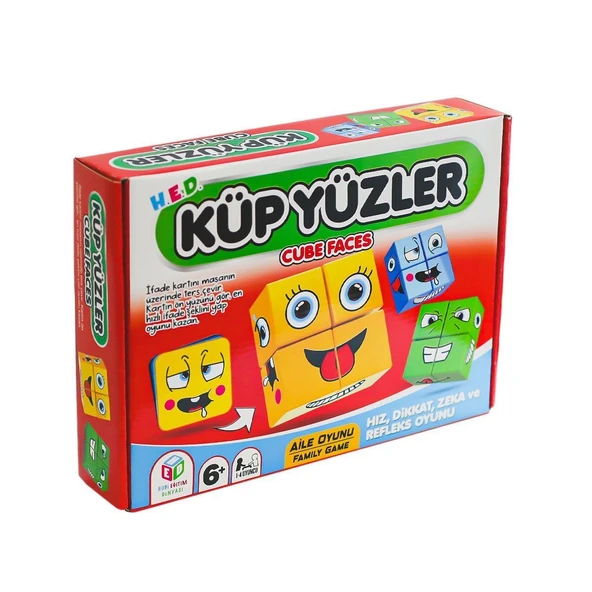 PARAPLY HED 726 Küp Yüzler -Hobi Oyuncak Kız Erkek Çocuk Oyuncak Eğitici Oyuncaklar ürün görseli 1