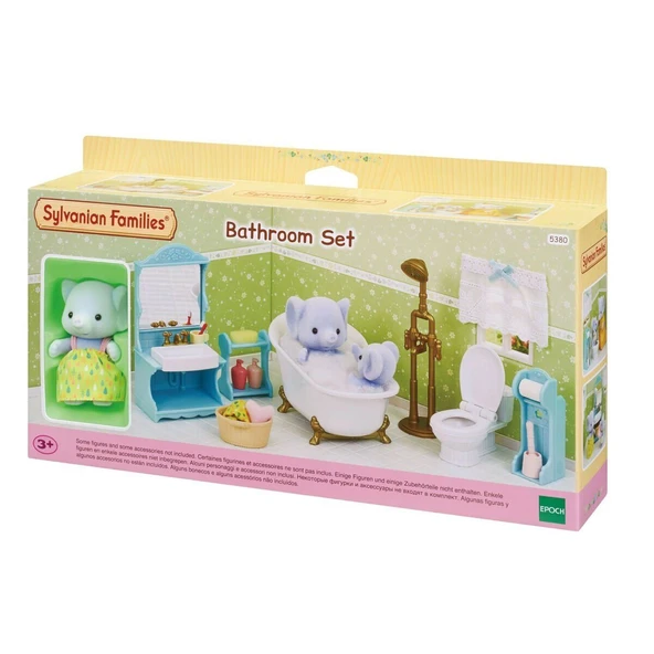 PARAPLY 5380 Sylvanian Families Banyo Seti +3 yaş Kız Erkek Çocuk Oyuncak Eğitici Oyuncaklar ürün görseli 1