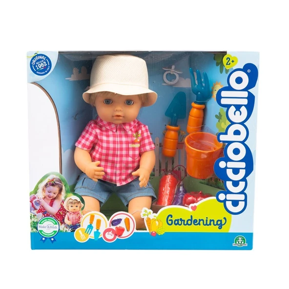 PARAPLY CCBJ2000 Cicciobello 23cm Bahçıvan Bebek Kız Erkek Çocuk Oyuncak Eğitici Oyuncaklar ürün görseli 1