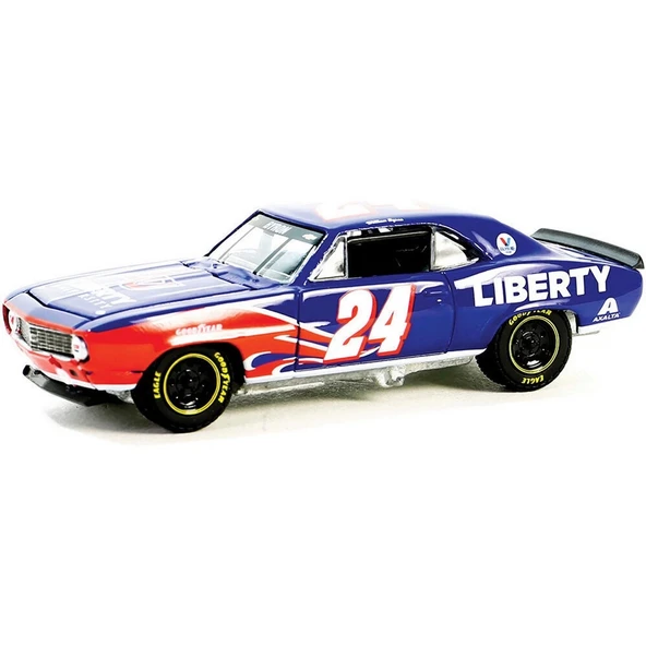 PARAPLY Greenlight 1/64 1969 Chevrolet Camaro - William Byron Kız Erkek Çocuk Oyuncak Eğitici Oyuncaklar ürün görseli 1