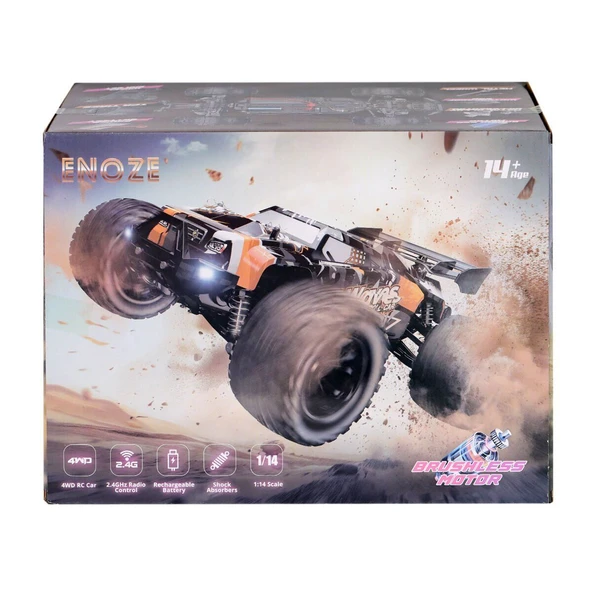 PARAPLY 001E Kumandalı 4x4 Fırçası Motor 1:14 Gaser Arazi Aracı -Gepettoys Kız Erkek Çocuk Oyuncak Eğitici O ürün görseli 1