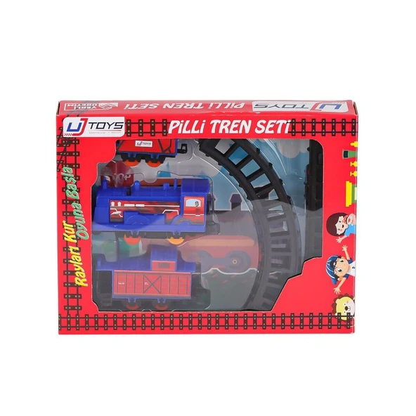PARAPLY 200003 Pilli Tren -UJ Toys Kız Erkek Çocuk Oyuncak Eğitici Oyuncaklar ürün görseli 1