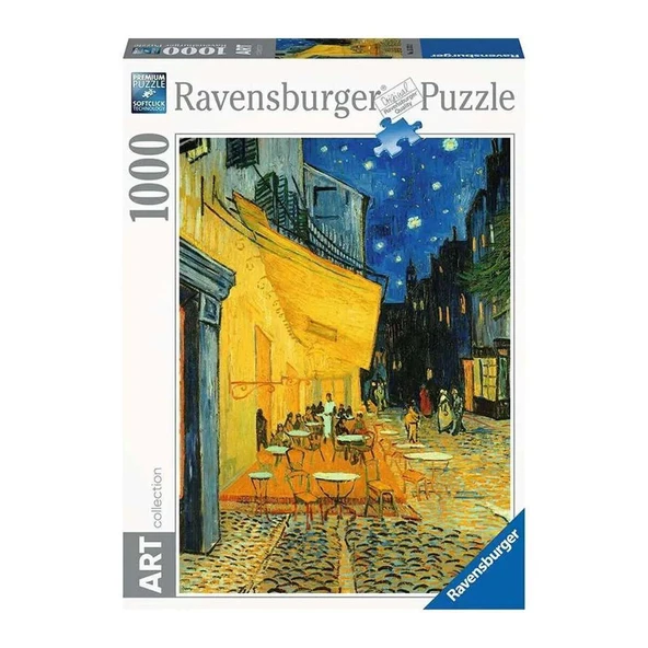 PARAPLY 120000600 Van Gogh - Cafe Terrace at Night 1000 parça Ravensburger Puzzle Kız Erkek Çocuk Oyuncak Eğ ürün görseli 1