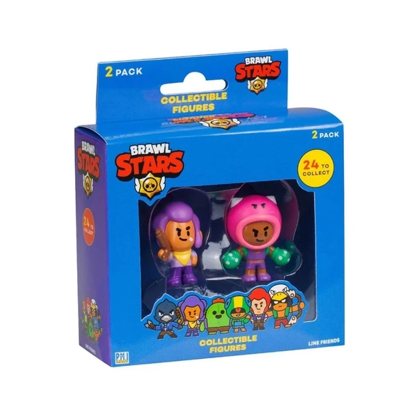 PARAPLY PMI BRW2015 Brawl Stars 2li Figür Asorti Kız Erkek Çocuk Oyuncak Eğitici Oyuncaklar ürün görseli 1