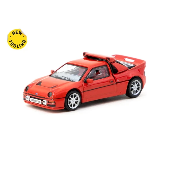 PARAPLY Tarmac Works 1/64 Ford RS200 Red Kız Erkek Çocuk Oyuncak Eğitici Oyuncaklar ürün görseli 1