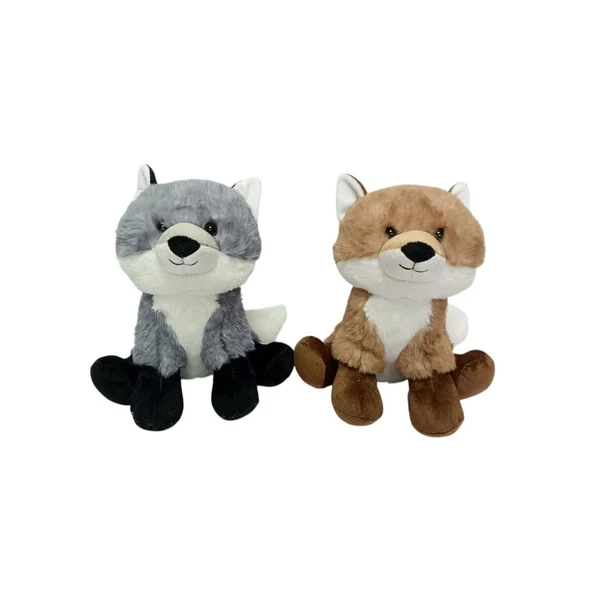 PARAPLY PB31563-23 Peluş Oturan Tilki 23cm - 1adet stokta olan gönderilir Kız Erkek Çocuk Oyuncak Eğitici Oy ürün görseli 1