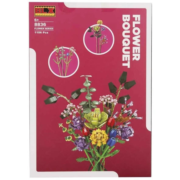 PARAPLY FLOWER SET ÇİÇEK BUKETİ 1106 PRÇ Kız Erkek Çocuk Oyuncak Eğitici Oyuncaklar ürün görseli 1