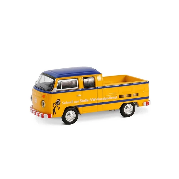 PARAPLY Greenlight 1/64 Club Vee-Dub Series 19- 1977 Volkswagen Type 2 Double Cab Pickup “Doka” Kız Erkek Ço ürün görseli 1