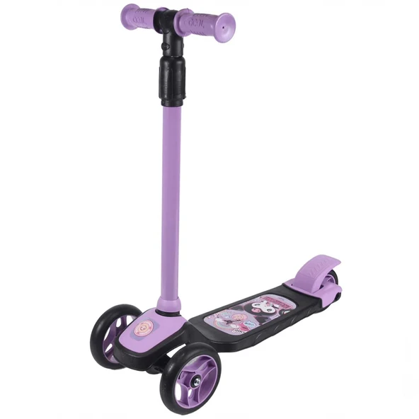 PARAPLY Kuromi 3 Tekerlekli Twist Scooter Kız Erkek Çocuk Oyuncak Eğitici Oyuncaklar ürün görseli 1