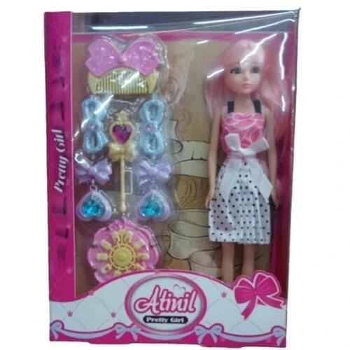 PARAPLY ATİNİL PRETTY GİRL BEBEK Kız Erkek Çocuk Oyuncak Eğitici Oyuncaklar ürün görseli 1