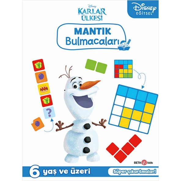 PARAPLY Disney Eğitsel Karlar Ülkesi Çıkartmalı Mantık Bulmacaları Kız Erkek Çocuk Oyuncak Eğitici Oyuncakla ürün görseli 1