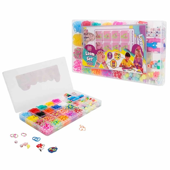 PARAPLY Pretty Pinky Renkli Takı Tasarım Seti Kız Erkek Çocuk Oyuncak Eğitici Oyuncaklar ürün görseli 1