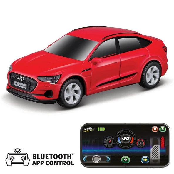 PARAPLY Maisto 1:41 APP Control Kumandalı Metal Araba - Audi e-tron Sport Kız Erkek Çocuk Oyuncak Eğitici Oy ürün görseli 1