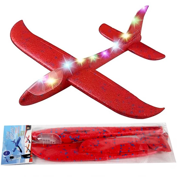PARAPLY Eva Foam Işıklı Planör 37cm Kız Erkek Çocuk Oyuncak Eğitici Oyuncaklar ürün görseli 1