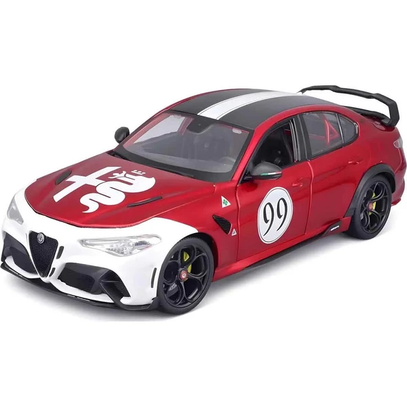 PARAPLY 1:18 Alfa Romeo Giulia GTAm Model Araba Kız Erkek Çocuk Oyuncak Eğitici Oyuncaklar ürün görseli 1