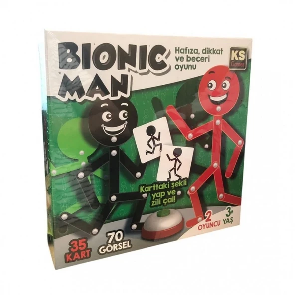 PARAPLY Bionic Man Kutu Oyunu Kız Erkek Çocuk Oyuncak Eğitici Oyuncaklar ürün görseli 1