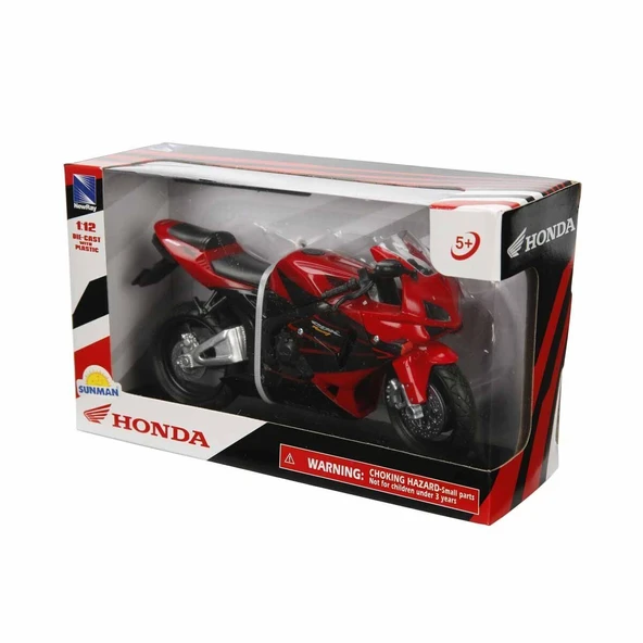 PARAPLY 42607 SUN- Honda  CBR600R 2006 Kırmızı 1:12 Kız Erkek Çocuk Oyuncak Eğitici Oyuncaklar ürün görseli 1