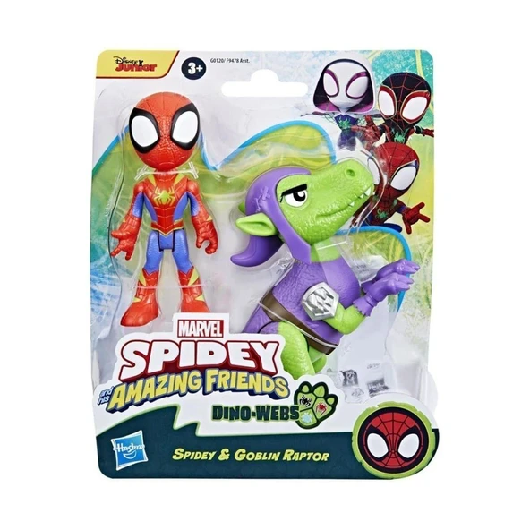 PARAPLY F9478 Spidey ve İnanılmaz Arkadaşları - Dino Webs Figür Kız Erkek Çocuk Oyuncak Eğitici Oyuncaklar ürün görseli 1