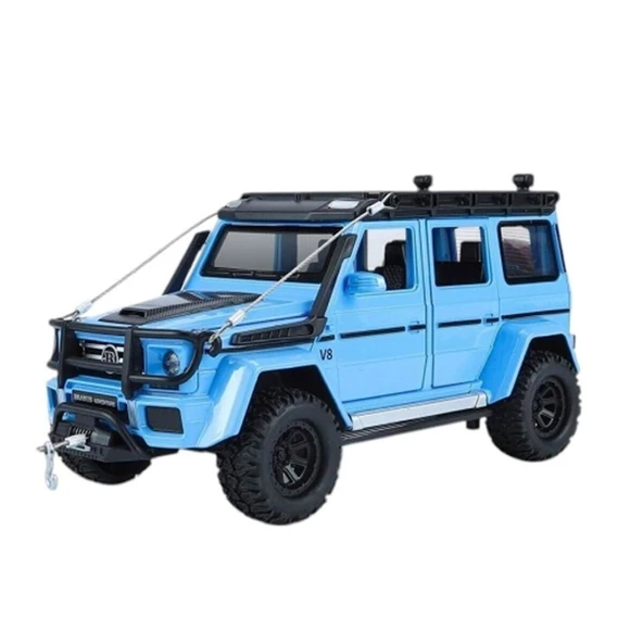 PARAPLY XHD-B2421 -Vardem 1:24 Çek Bırak Işıklı ve Sesli Model Off Road Metal 1:24 Kız Erkek Çocuk Oyuncak E ürün görseli 1