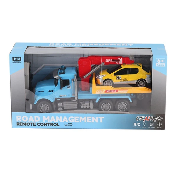 PARAPLY YJ-118-11 Şarzlı Çekicili Kamyon Kız Erkek Çocuk Oyuncak Eğitici Oyuncaklar ürün görseli 1