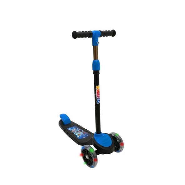 PARAPLY SWİNG SCOOTER MAVİ IŞIKLI Kız Erkek Çocuk Oyuncak Eğitici Oyuncaklar ürün görseli 1
