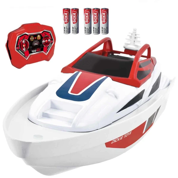 PARAPLY Dickie Sea Cruiser Kumandalı Pilli Sürat Teknesi Kız Erkek Çocuk Oyuncak Eğitici Oyuncaklar ürün görseli 1