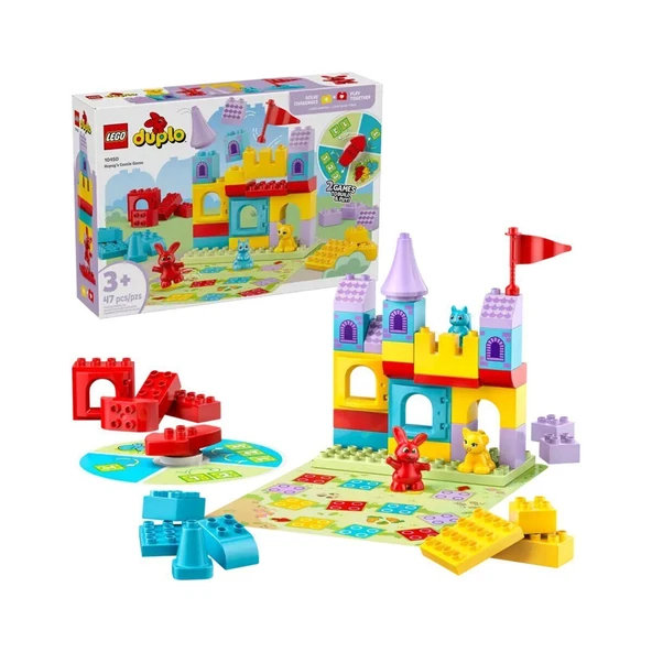 PARAPLY 10450 Lego Duplo Hopsy'nin Kale Oyunu 47 parça +3 yaş Kız Erkek Çocuk Oyuncak Eğitici Oyuncaklar ürün görseli 1